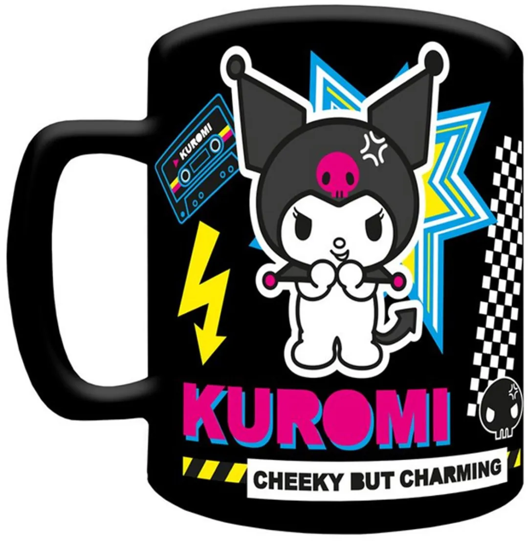 Hello Kitty Kuromi Cheeky Punky Unisex Kop - Multicolor