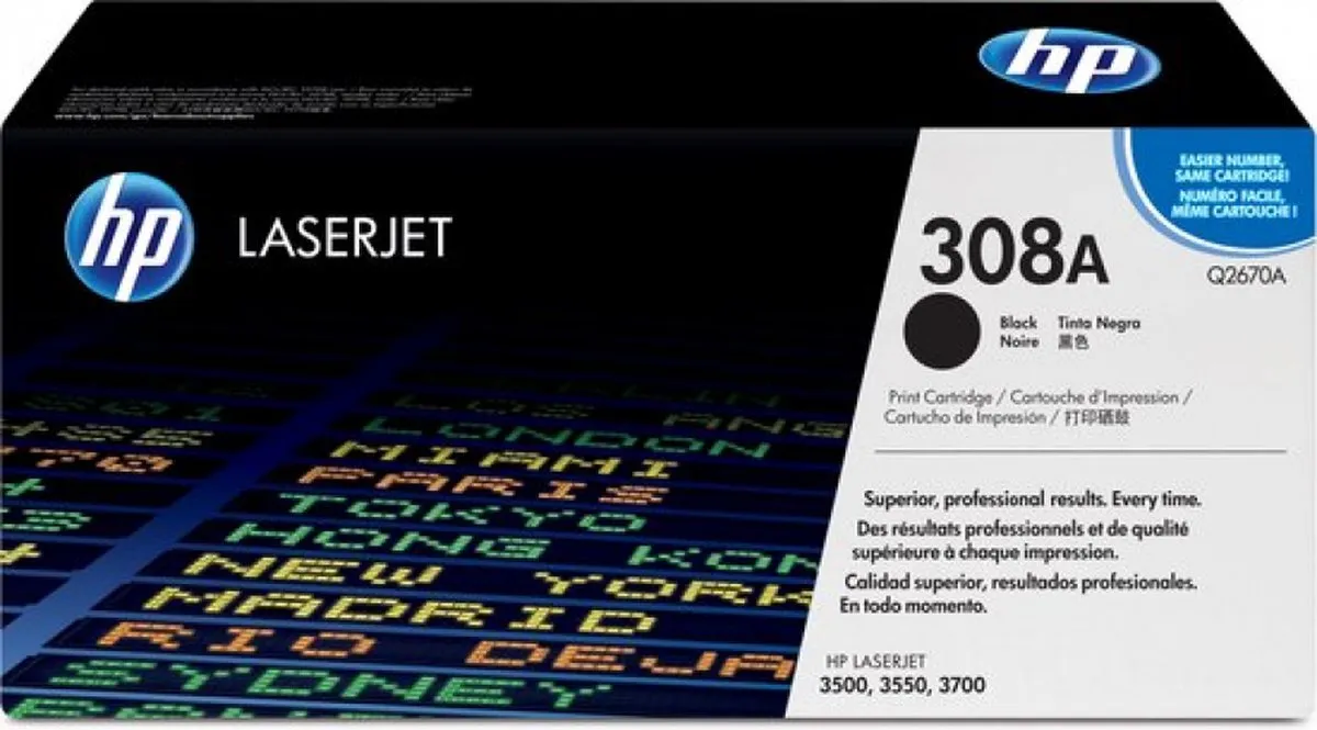 HP 308A Q2670A Tonercartridge - Zwart - 6000 pagina's