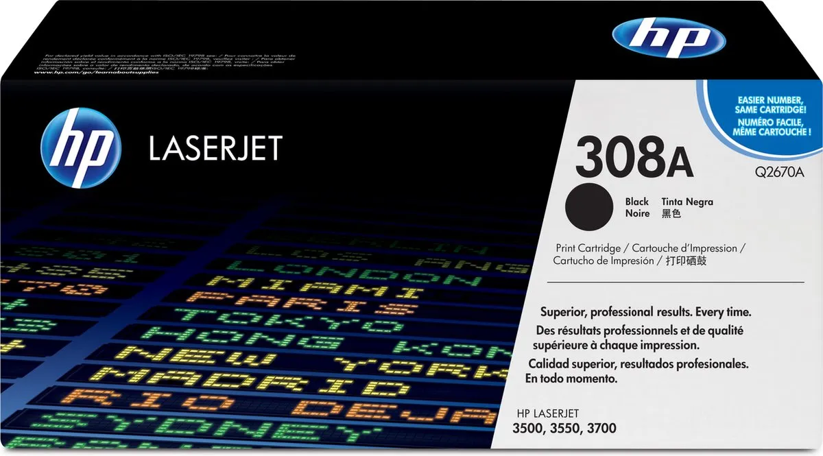 HP 308A Q2670A Tonercartridge - Zwart - 6000 pagina's