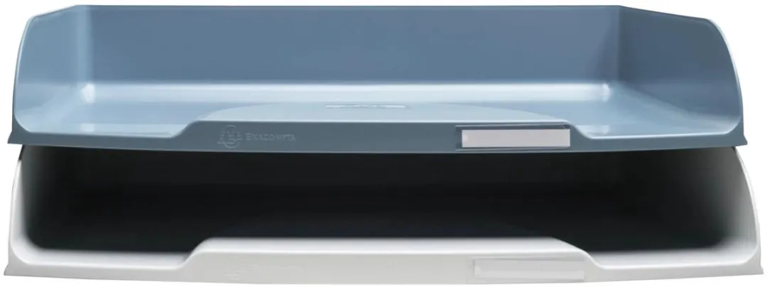 Exacompta 10570D Brievenbakken Combo - 6 Stuks - Blauw grijs