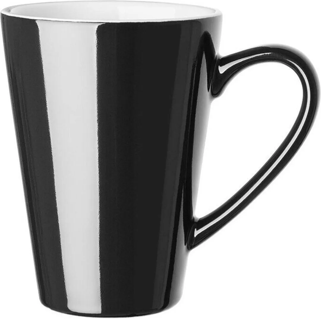 Olympia Cafe Latte Cup CU957 - 12 Stuks - 340ml - Zwart