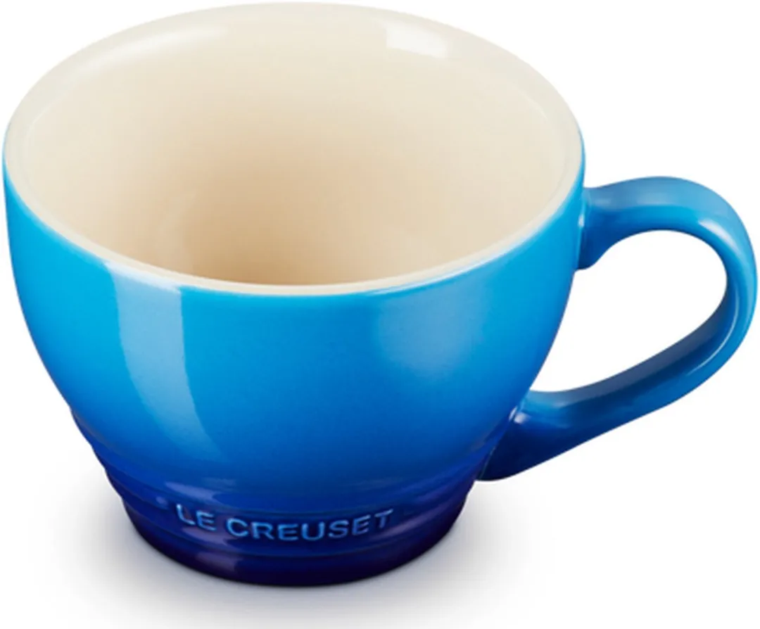 Le Creuset Azure Cappuccino Mok 0,4L - Blauw