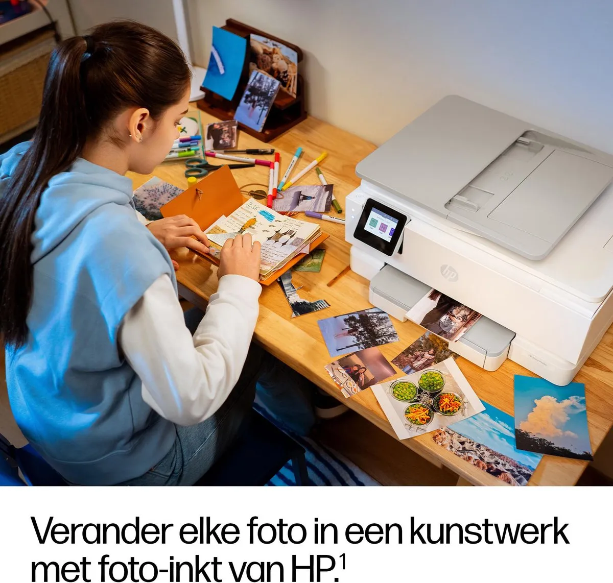 HP ENVY Photo 7930 All-in-One Printer B63K5B - Beige/Wit