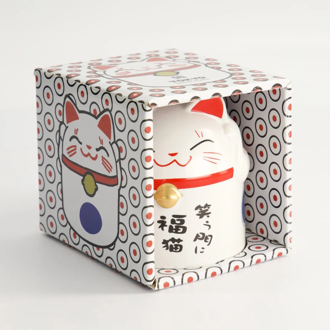 Tokyo Design Studio Cat Mug 8076 - 350ml - Blauw