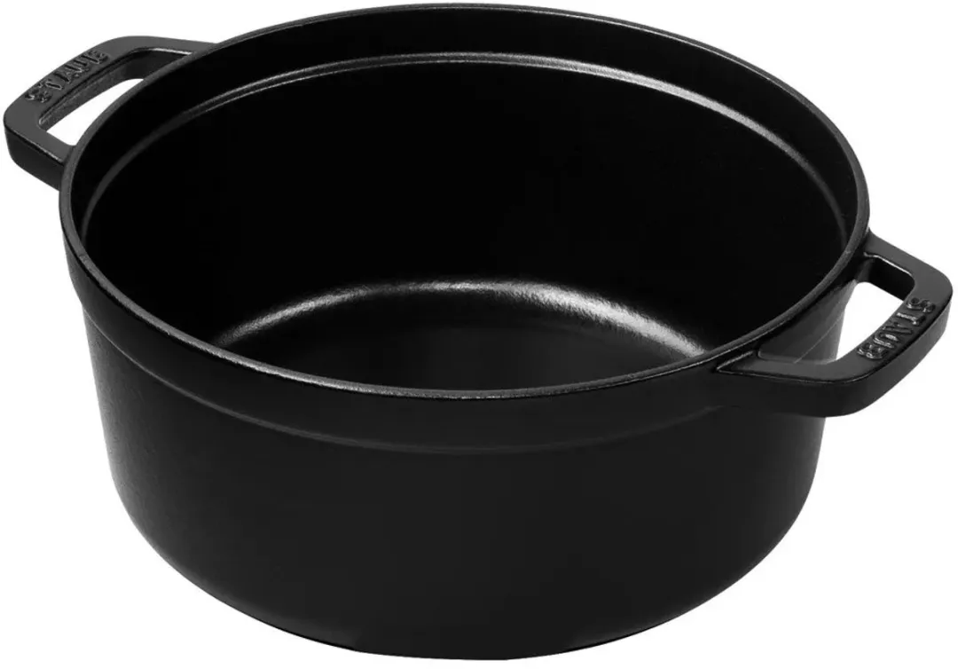 Staub Braadpan - Rond - 24 cm - Zwart