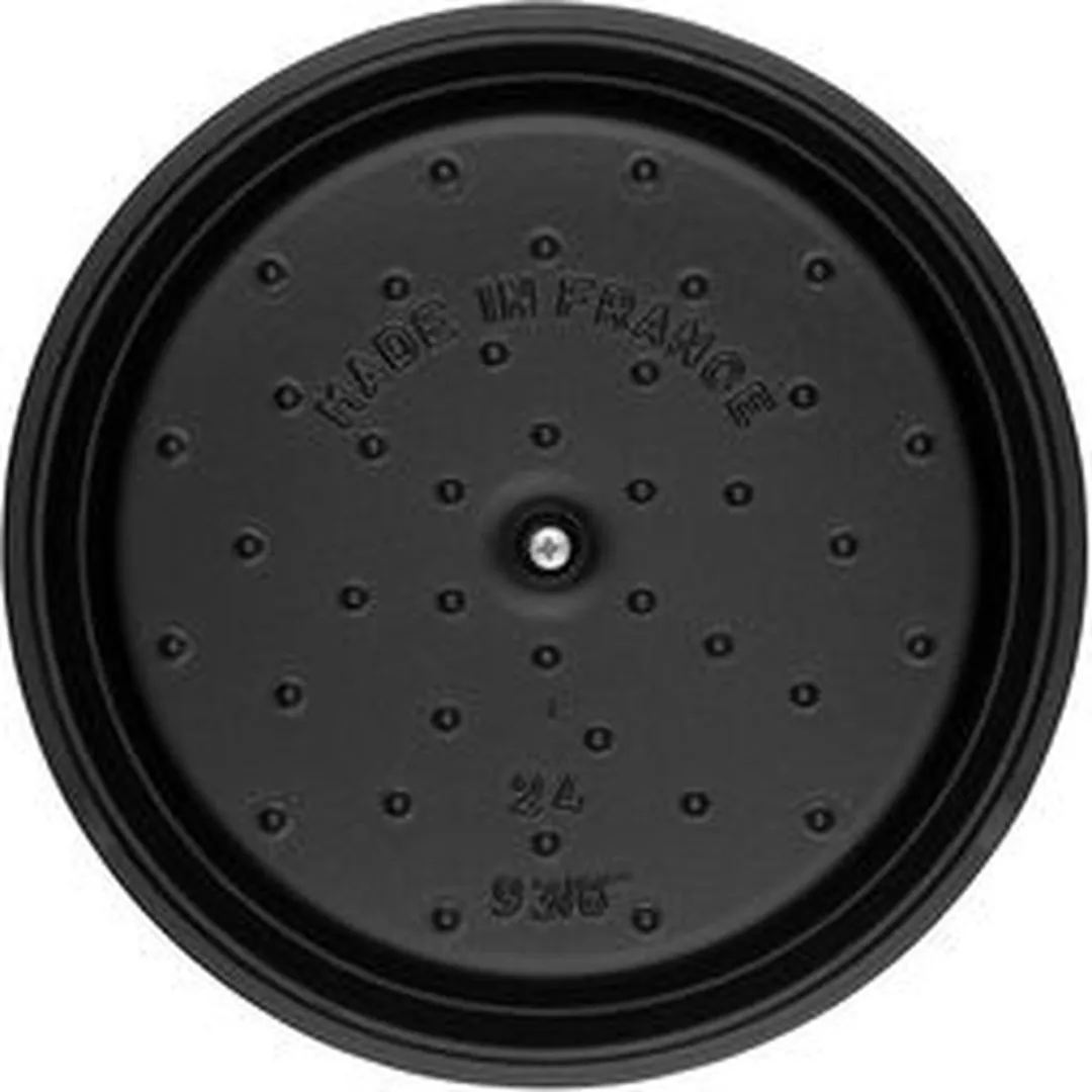 Staub Braadpan - Rond - 24 cm - Zwart