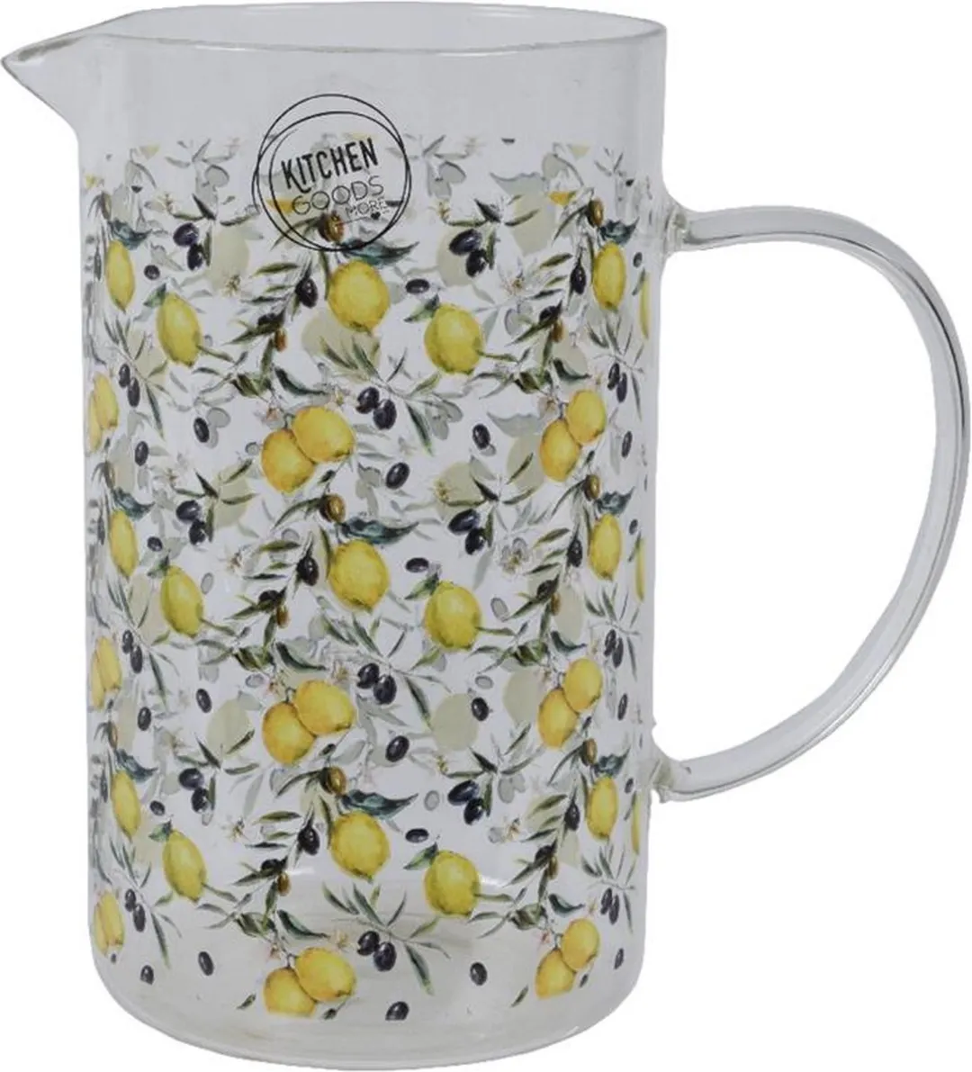 Decoris Citroen Glas 1L - Transparant
