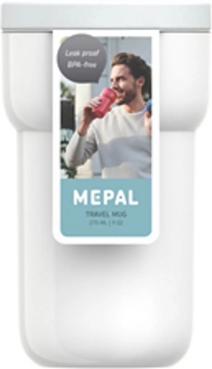 Mepal Ellipse Reisbeker 275ml - Wit