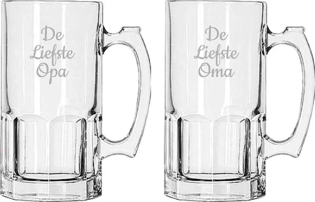 Libbey Gegraveerde Bierpul 1L