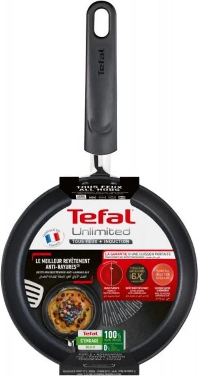 Tefal Unlimited Braadpan G2550502 - 26cm - Zwart