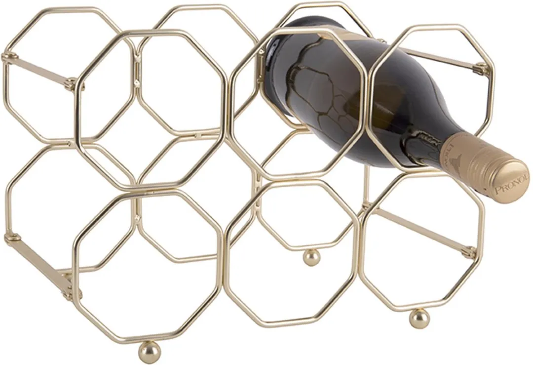 Present Time Honeycomb Wijnrek 6 Flessen