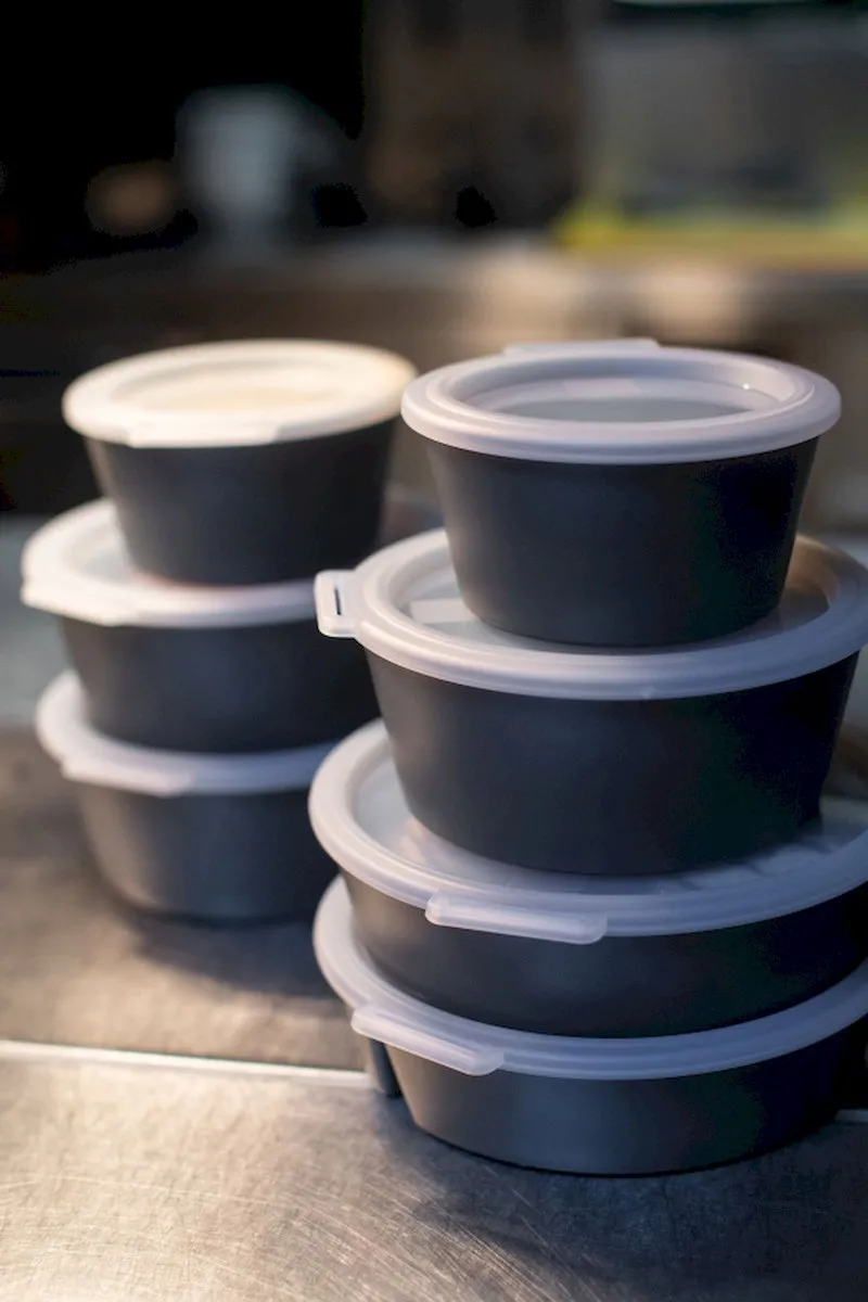 Koziol Move Schaal Rond 700ml - Bio Circulair Grijs - 90 Stuks