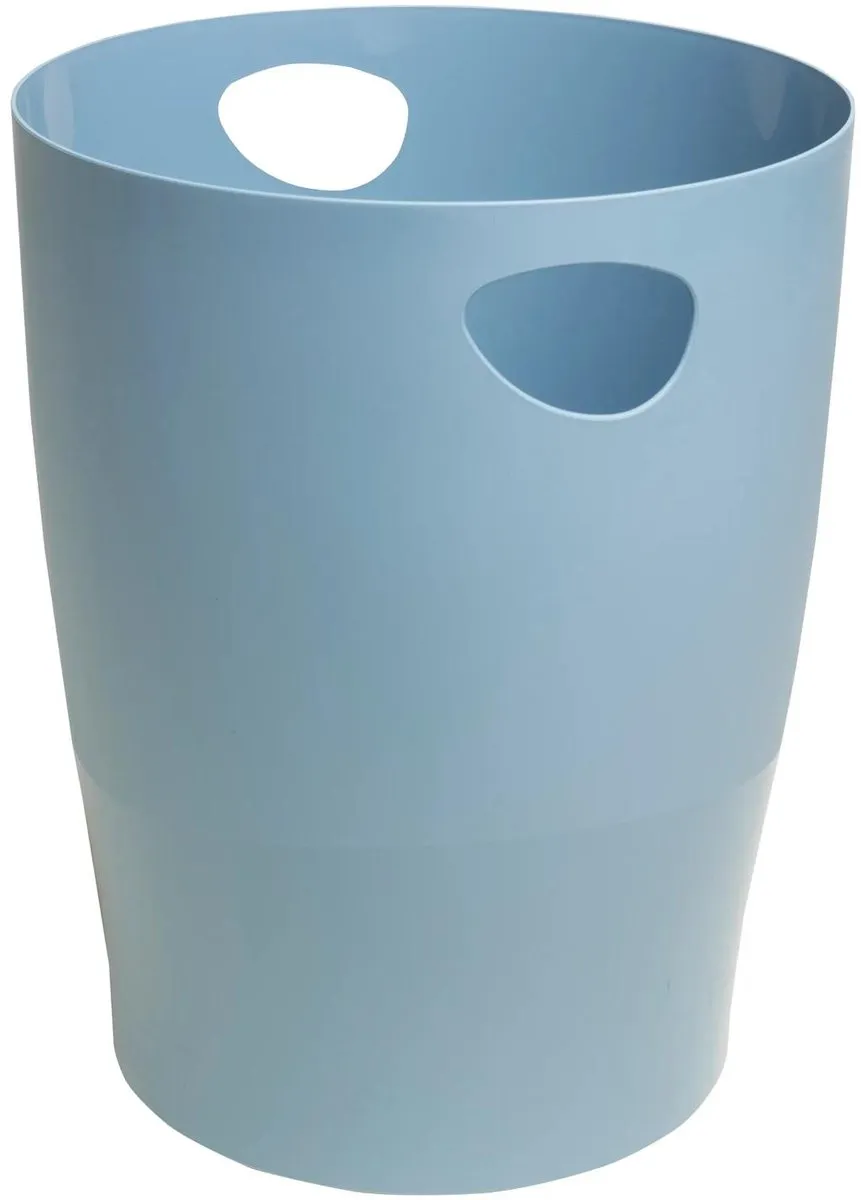 Exacompta Ecobin AutentiK Prullenbakken 8x - Blauw grijs