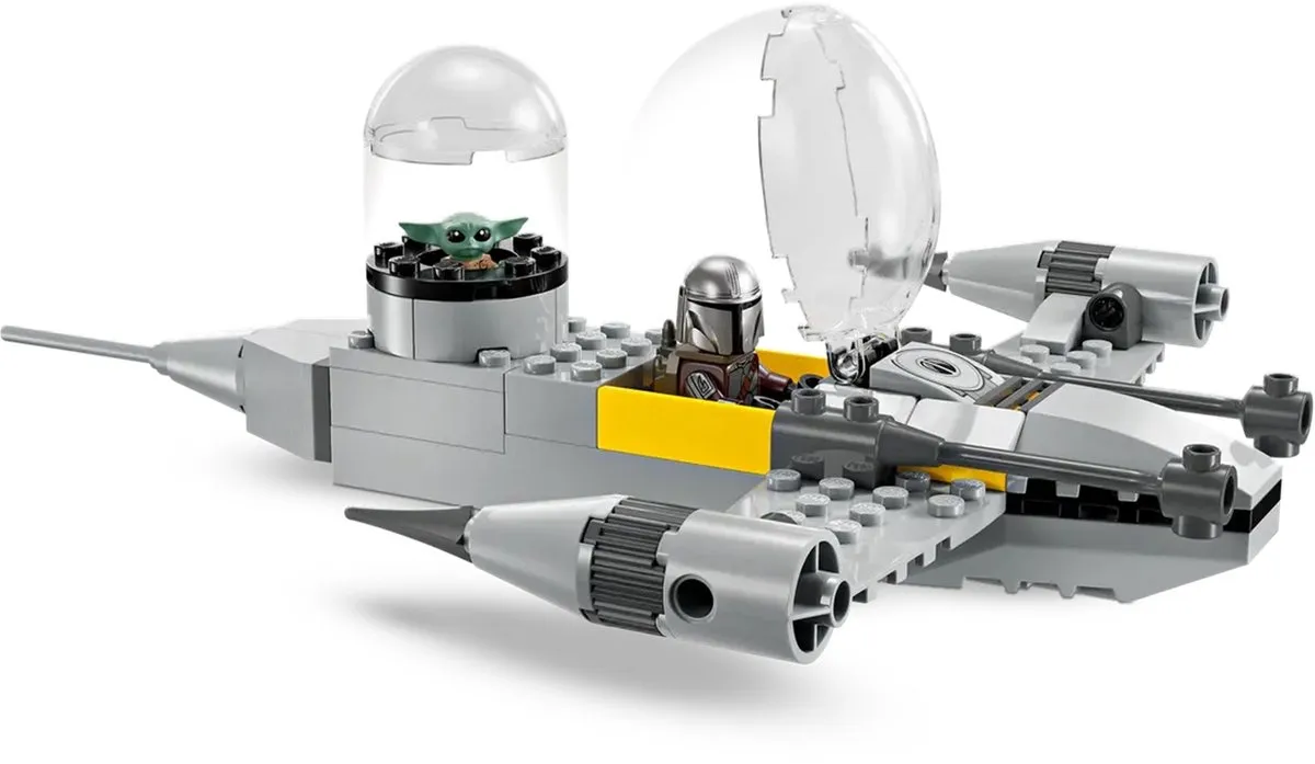 LEGO Star Wars Mando en Grogu’s N-1 Starfighter 75410 - 92 Stukken - Multicolor