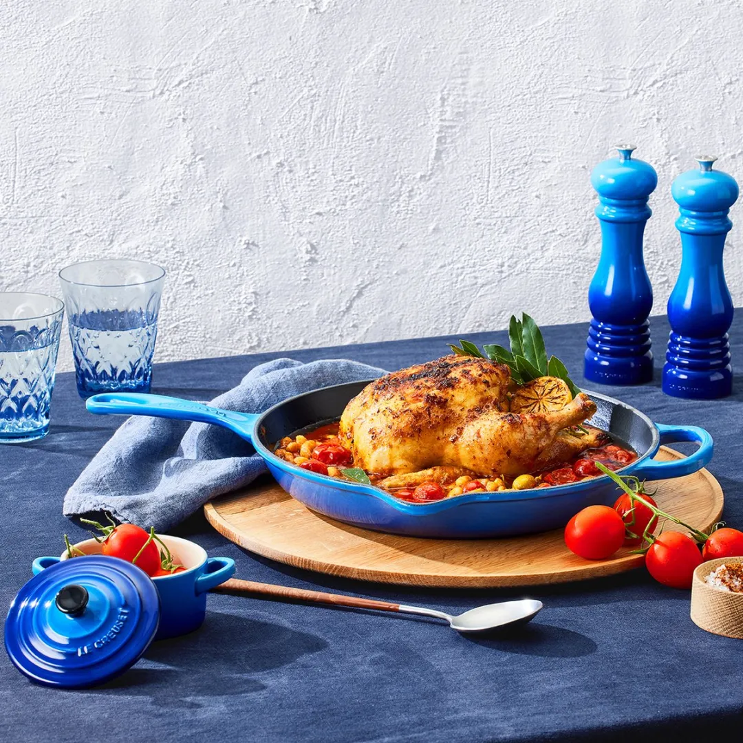 Le Creuset Signature Serveerpannetjes Azure