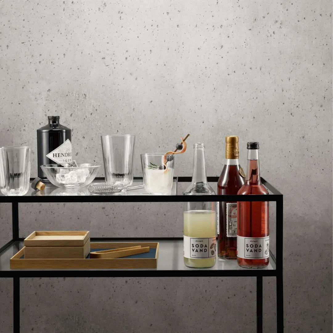 Eva Solo Facet Schaal 500ml - Set van 4 - Transparant