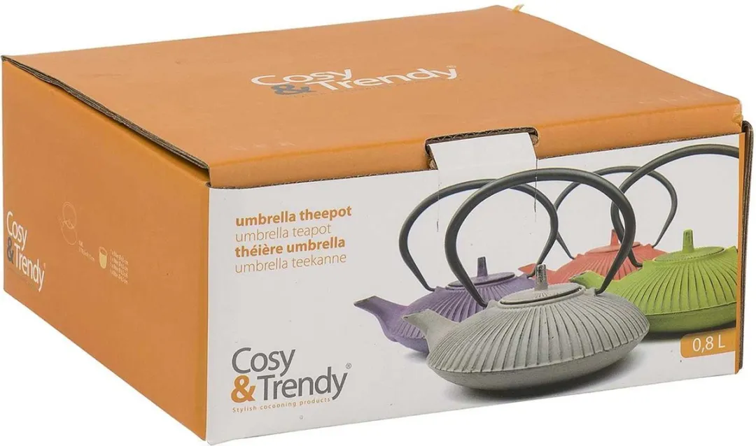 Cosy&Trendy Theepot 0L8 - 0,8L - 7-delig - Groen