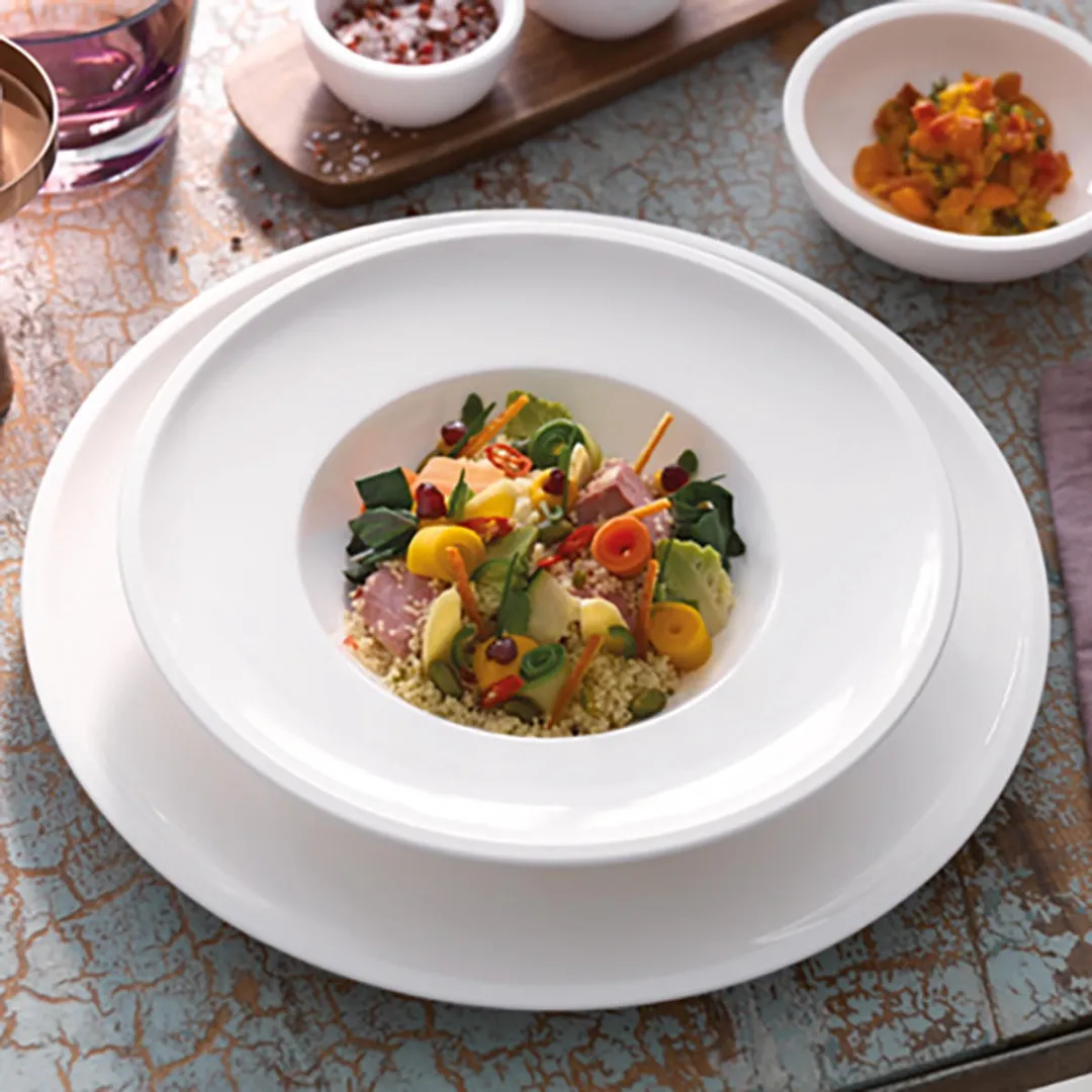 Villeroy & Boch Artesano Diep Bord 25cm - Porselein - 12 Stuks