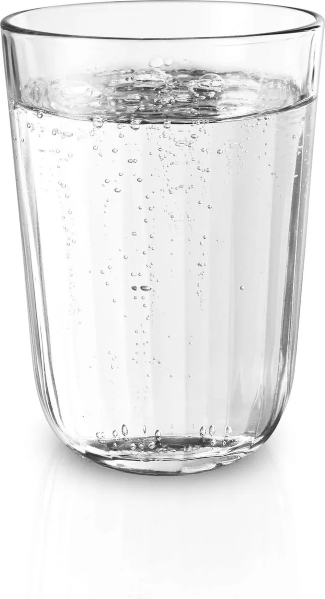 Eva Solo Glas Facet 340ml - Set van 4 Transparant