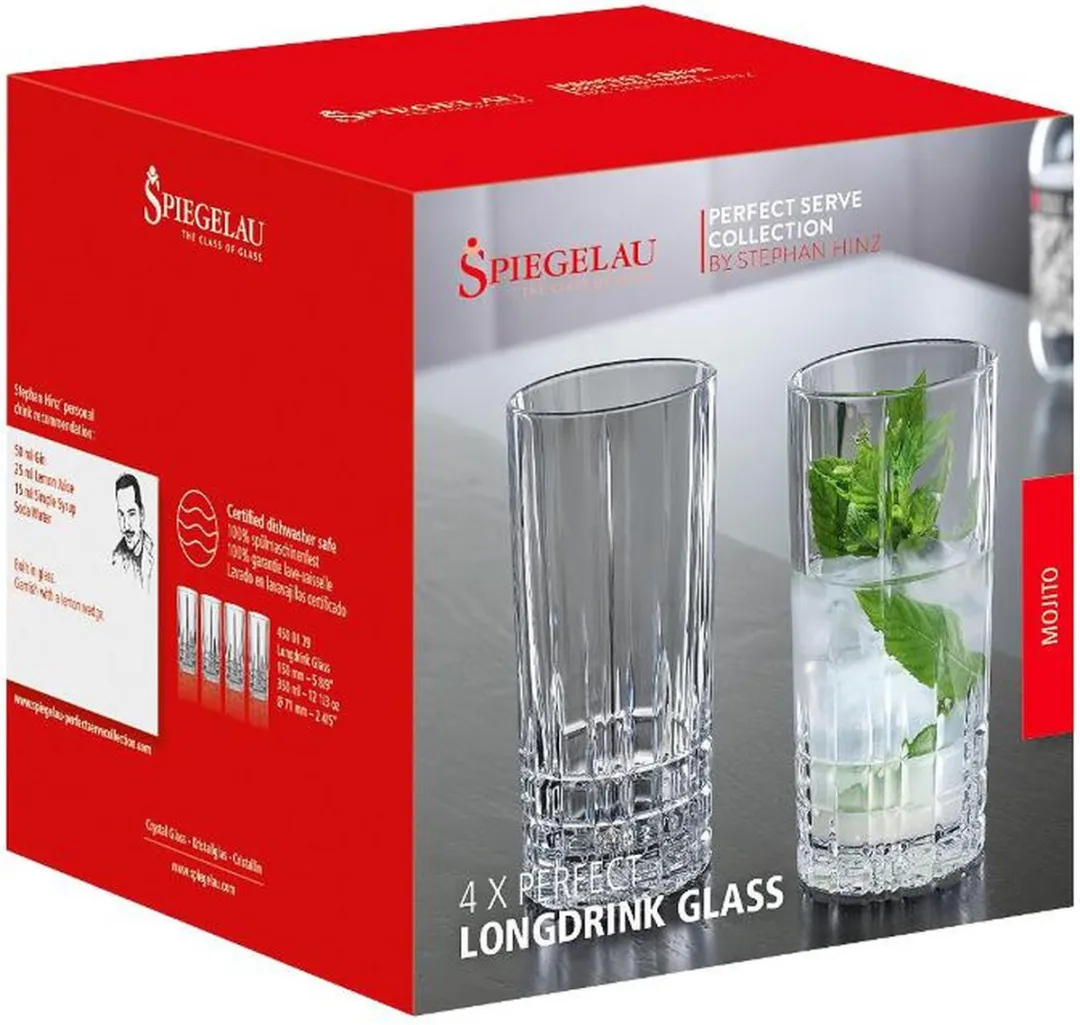 Spiegelau Perfect Serve Bar Longdrinkglas 35cl - Set van 4