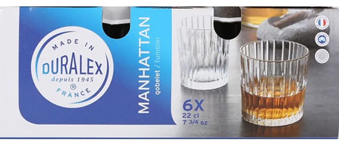 Duralex Manhattan Tumblerglas 22cl - 6 Stuks - afbeelding 6 van 6