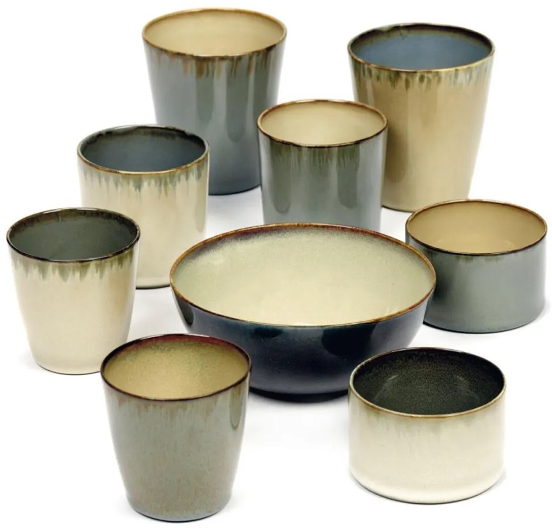 Serax Terres de Rêves Pastabord Anita Le Grelle B5116181 - Misty Grey/Dark Blue