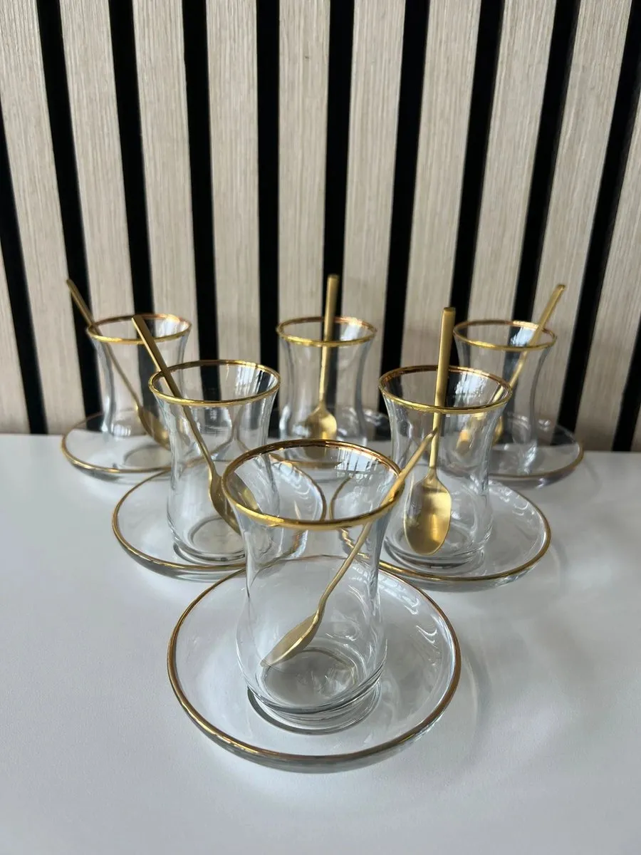 Pasabahce Turkse Theeglazen Set 12-delig - 0.14L - Transparant