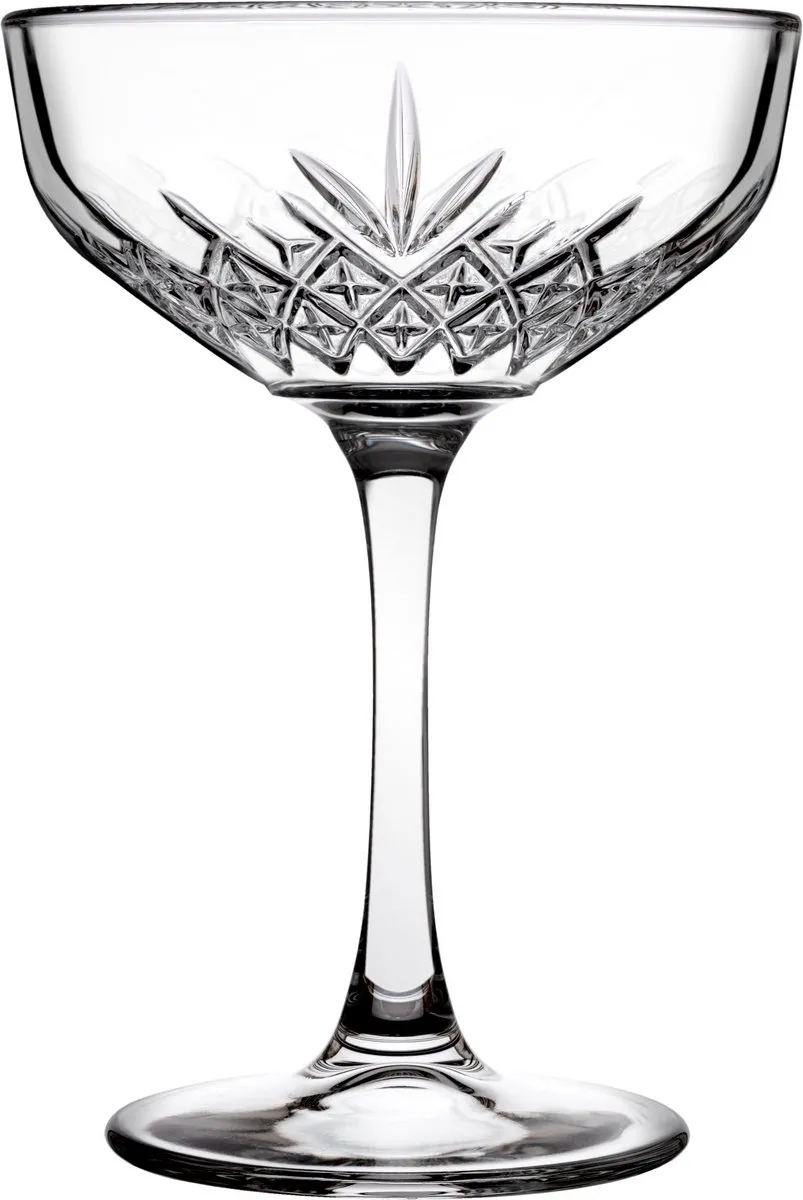 Pasabahce Timeless Champagnecoupe - 25,5cl - Set van 4