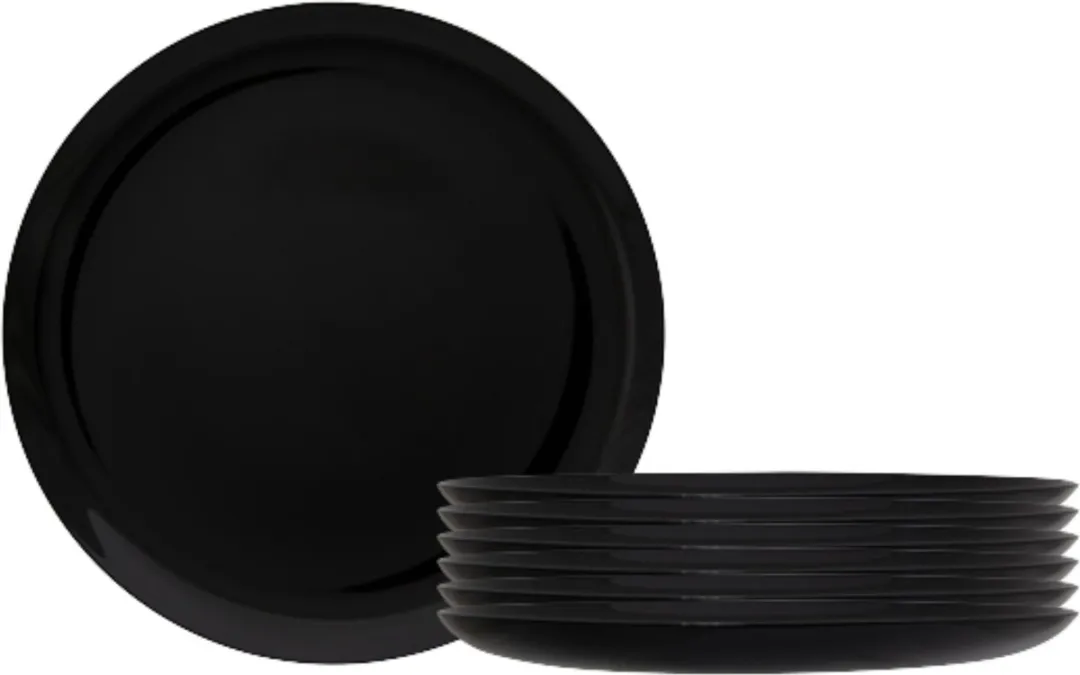 Arcoroc Grote Pizzaborden 32cm - 6 Stuks - Zwart