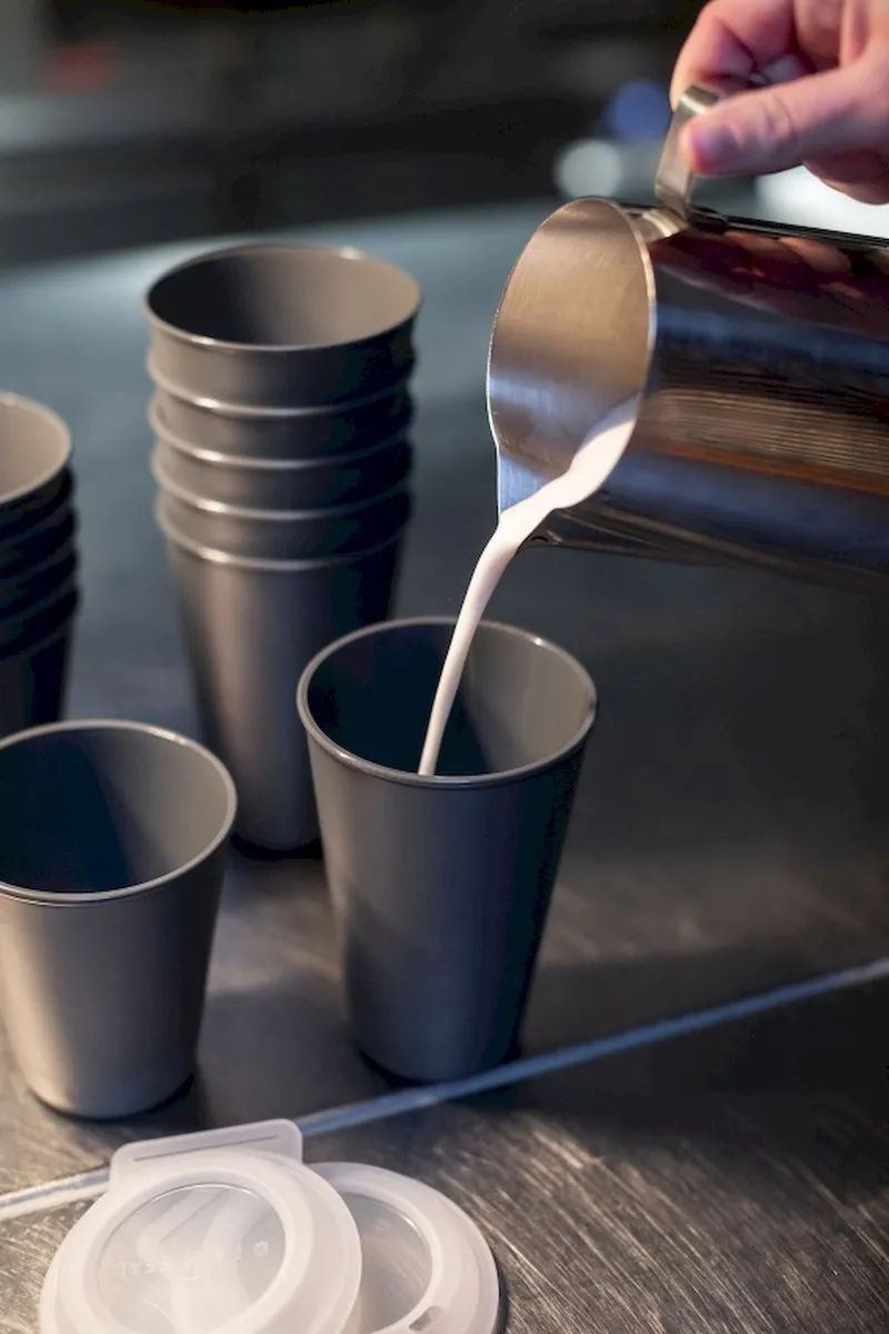 Koziol MOVE 4002942633243 Deksel Drinkbeker - 80 Stuks - Transparant
