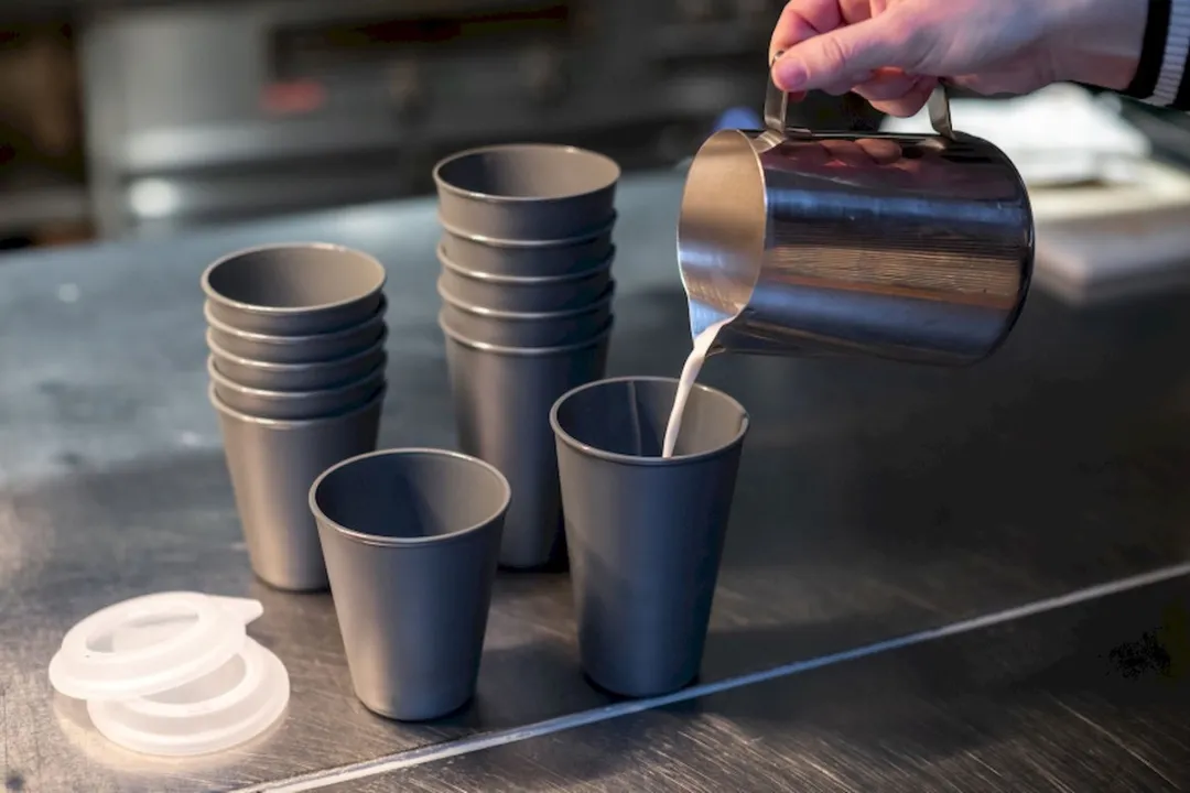 Koziol MOVE 4002942633243 Deksel Drinkbeker - 80 Stuks - Transparant