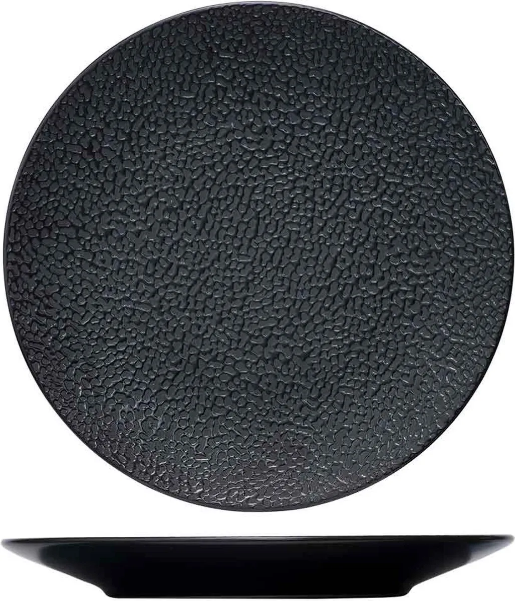 Cosy&Trendy Ontbijtbord Candy Zwart 21.5cm