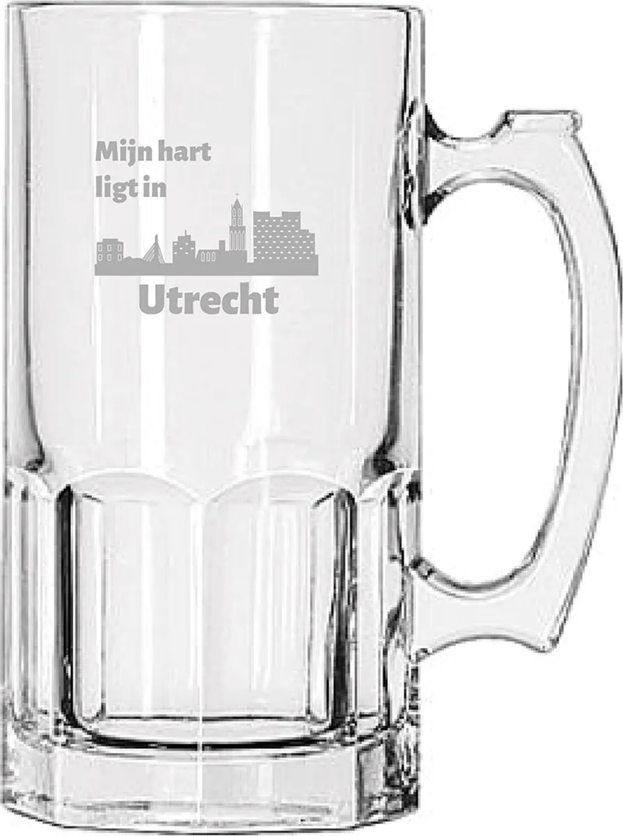 Libbey Utrecht Gegraveerde Bierpul 1L