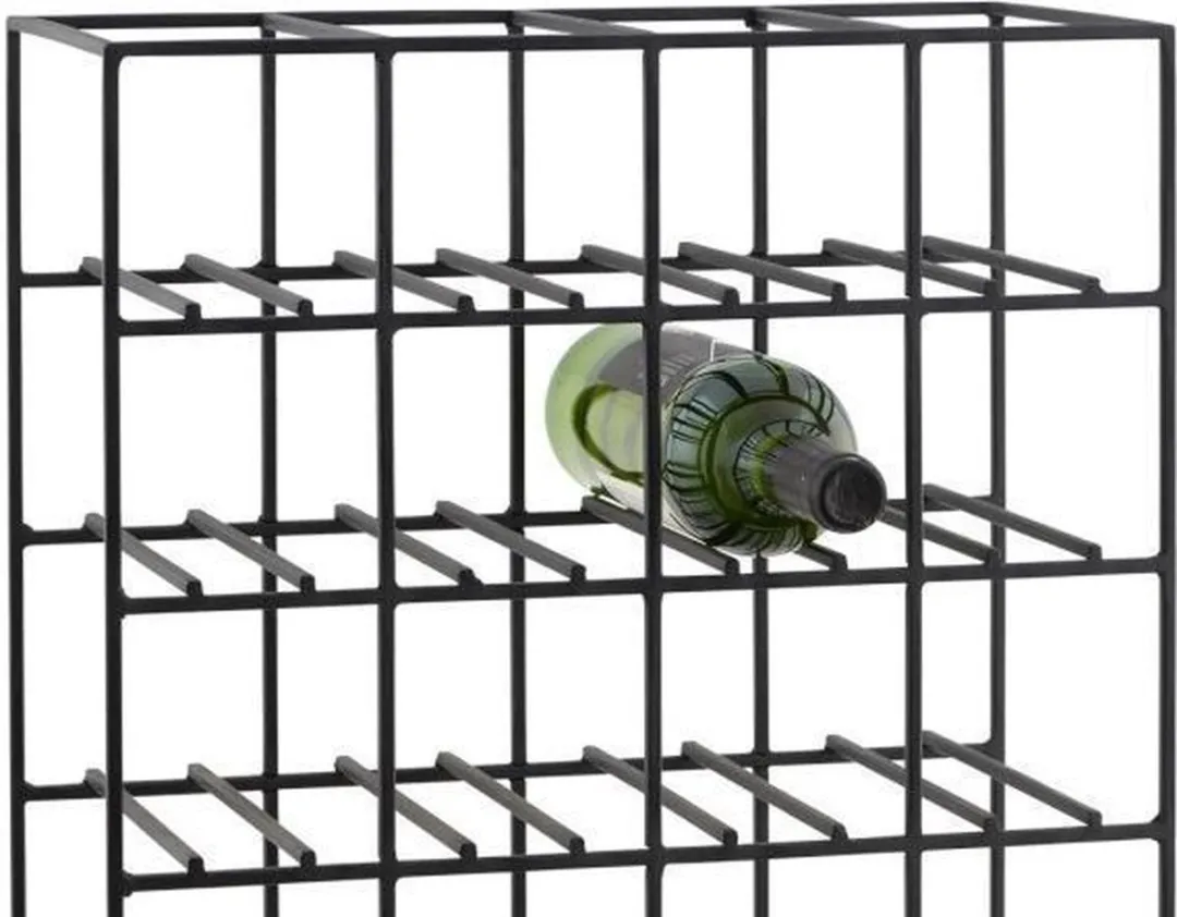House Doctor Rack Wijnrek 24 Flessen - Zwart