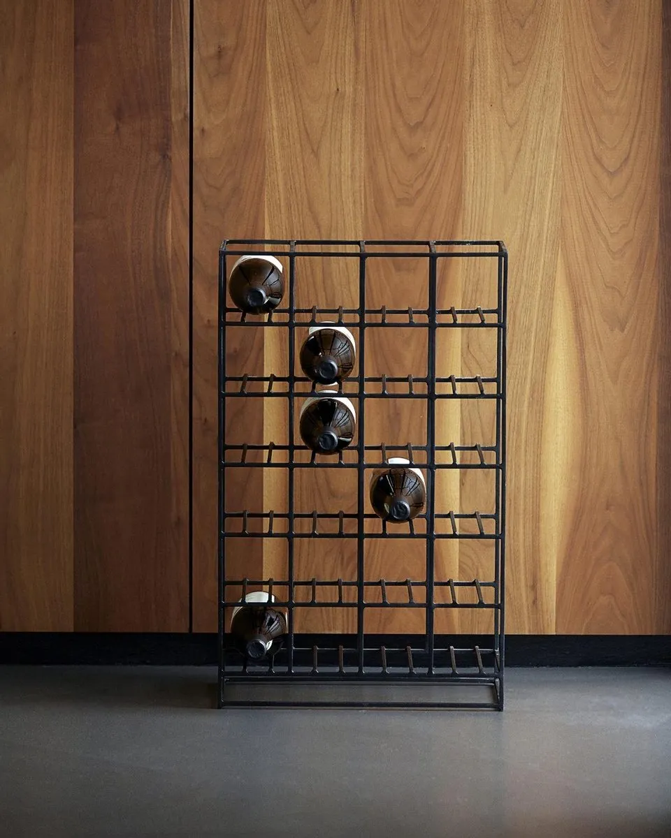 House Doctor Rack Wijnrek 24 Flessen - Zwart