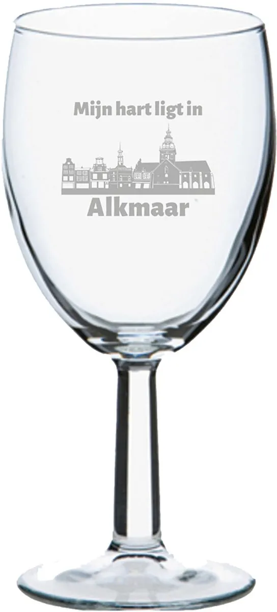 Pasabahce Gegraveerd Wijnglas Alkmaar 24,5cl
