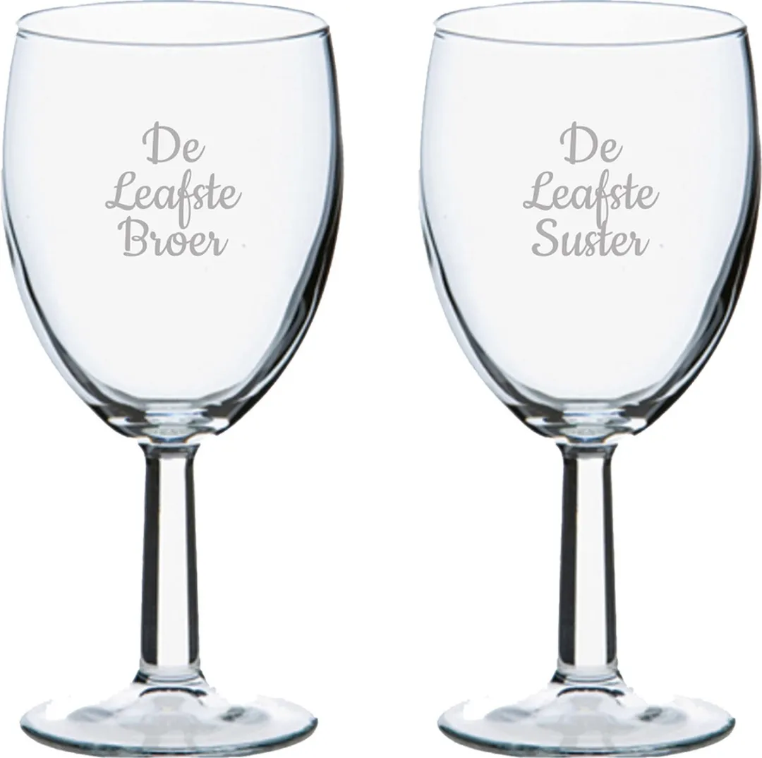 Pasabahce Gegraveerd Wijnglas 24,5cl