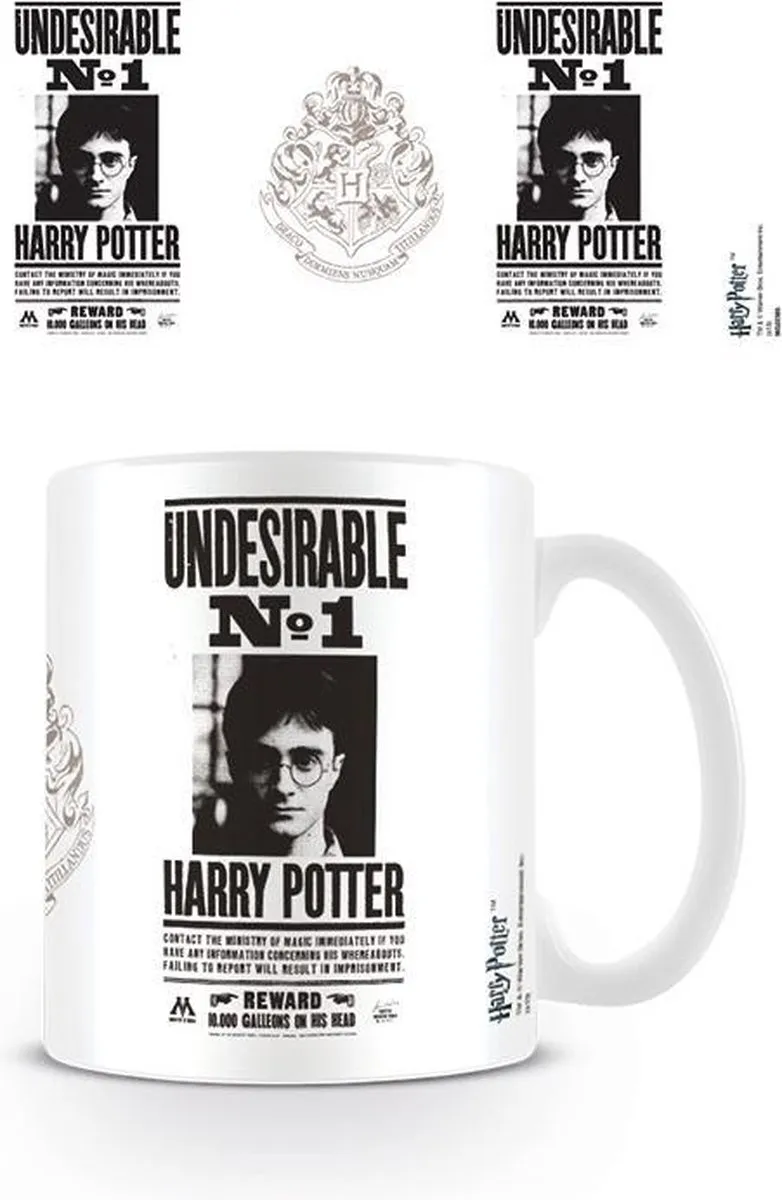 Harry Potter Mug MG22385 - 325ml - Wit