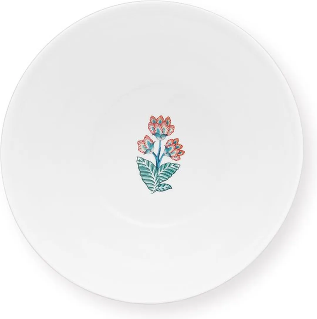 Pip Studio Flower Festival Serveerschaal Lichtblauw 18cm