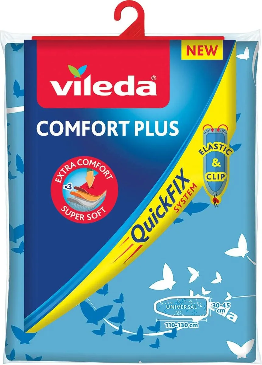Vileda Viva Express Comfort Plus Strijkplankovertrek 142468 - Turkoois