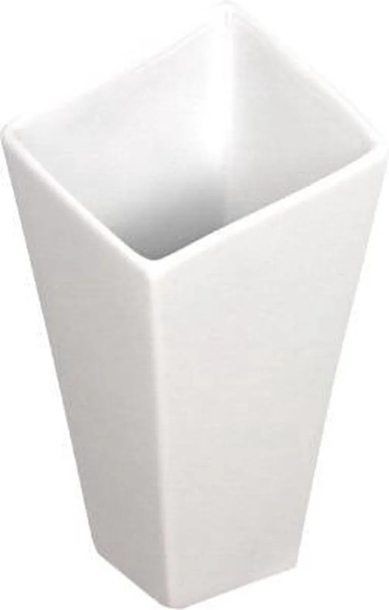Cosy&Trendy Frietzak Porselein 16cm - Wit