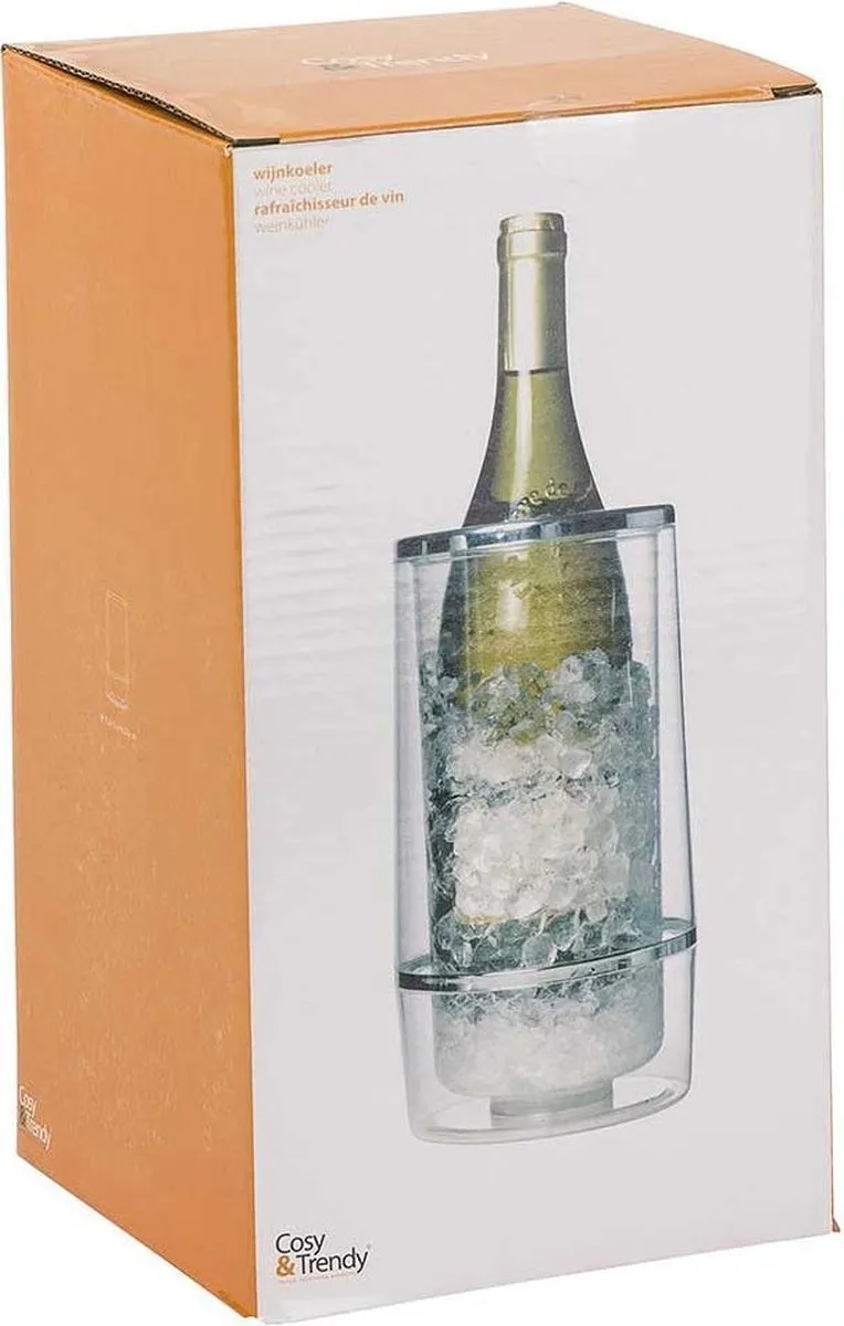 Cosy&Trendy Wijnkoeler 92252TR - Ø11,5cm - Transparant