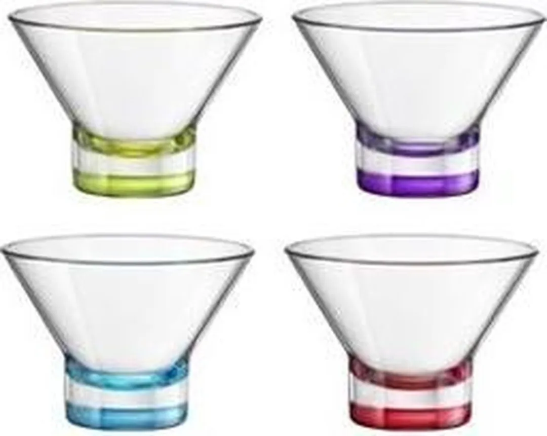 Bormioli Rocco Ypsilon IJscoupes - 4 Stuks - 13cm - Assorti