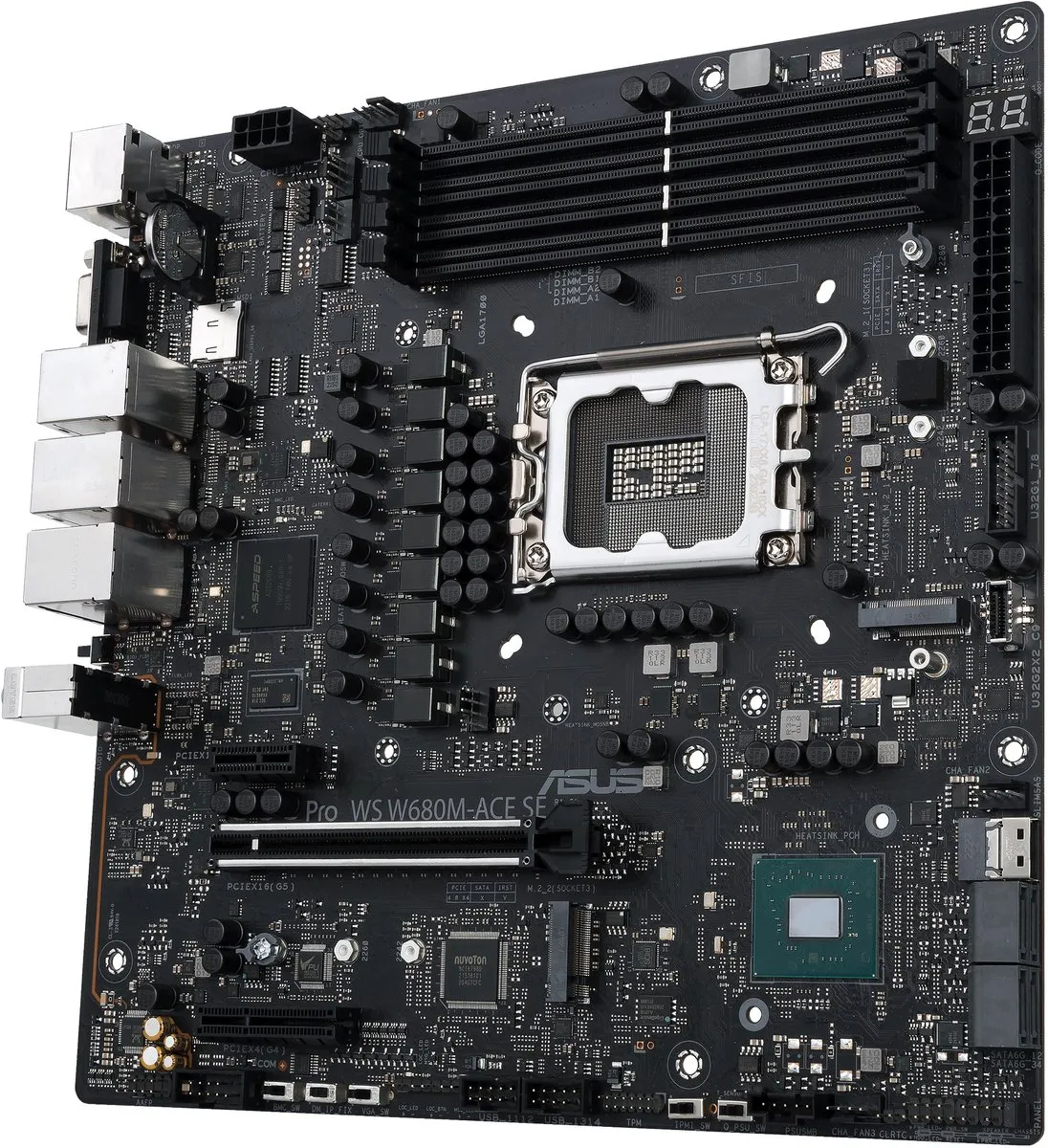 ASUS PRO WS W680M-ACE SE Moederbord - Micro ATX - Intel W680