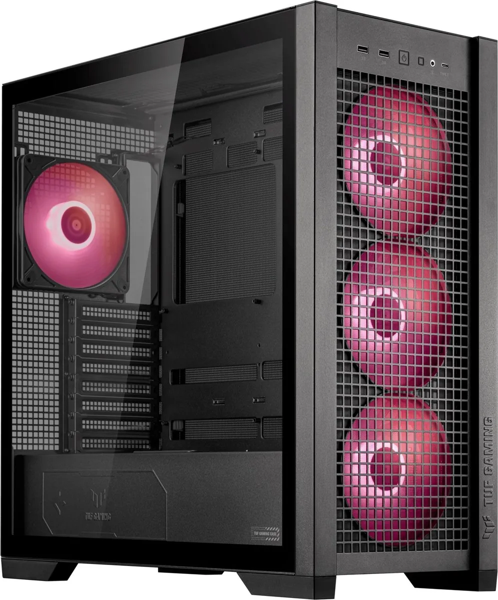 ASUS TUF Gaming GT302 ARGB Pc-behuizing - Zwart