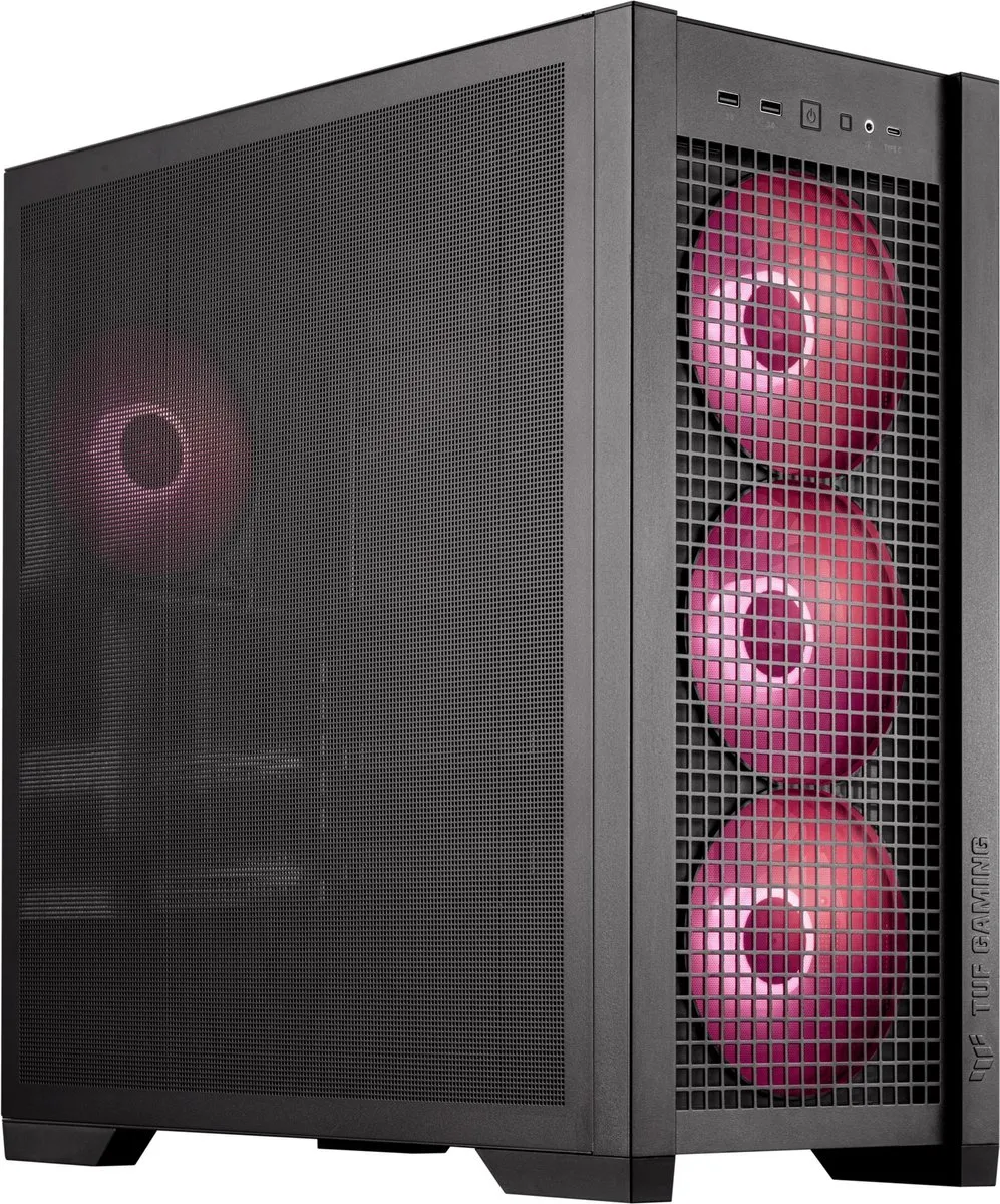 ASUS TUF Gaming GT302 ARGB Pc-behuizing - Zwart - afbeelding 6 van 6