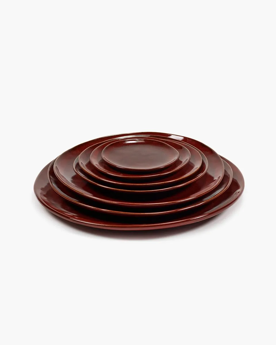 Serax Marie Michielssen La Mère Bord XL Venetiaans Rood - 27cm - 2 Stuks