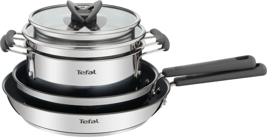 Tefal Opti'Space Pannenset 4-delig G737S644 - Inductie - 4 Stuks - afbeelding 6 van 6