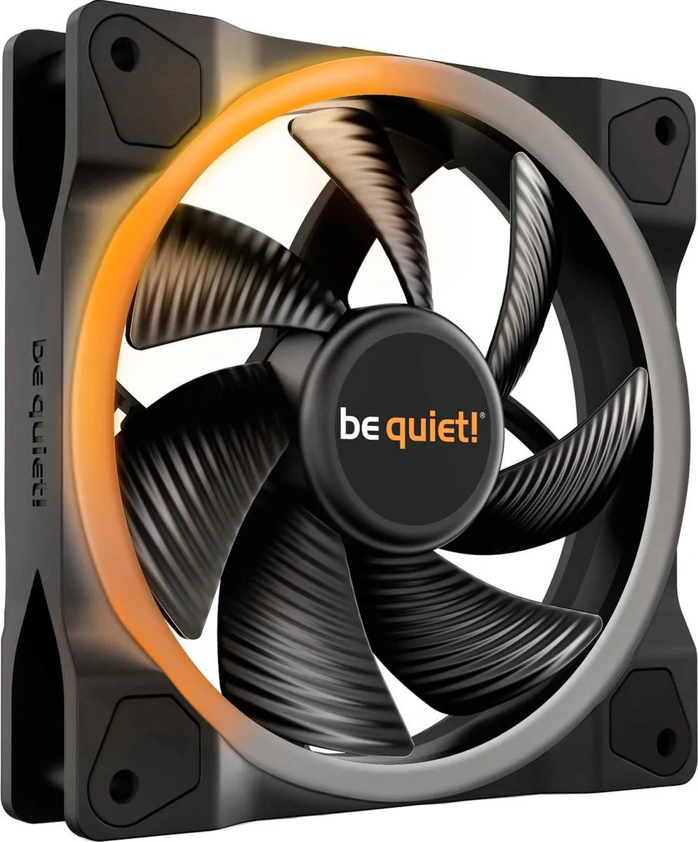 be quiet! Light Wings 120mm Ventilator - Zwart