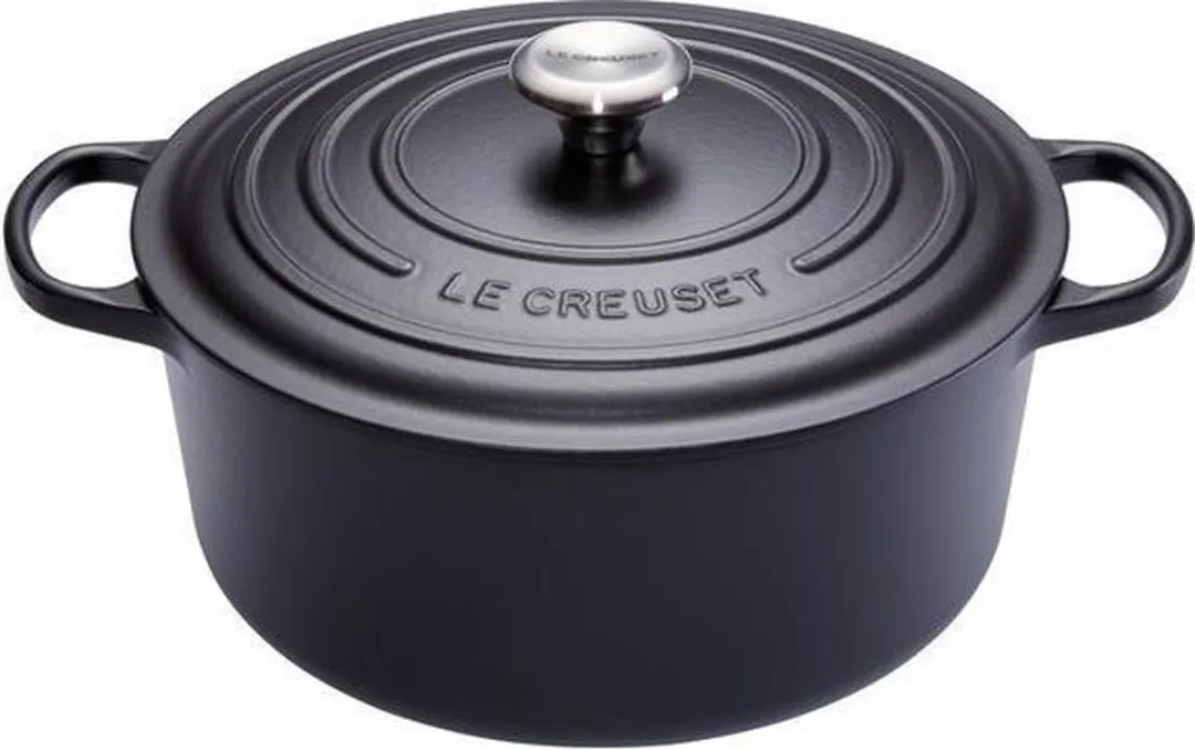 Le Creuset Braadpan Signature Mat Zwart Ø34cm